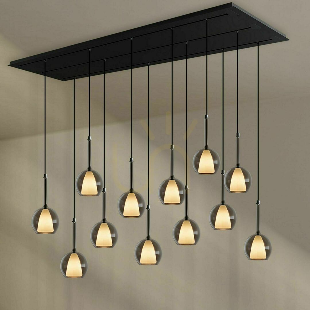 Verifica Lustră s.luce Belluna din sticlă transparentă, 12 brațe, LED dimmabilă Lustră s.luce Belluna din sticlă transparentă, 12 brațe, LED dimmabilă