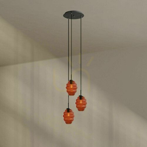 Verifica Lustră s.luce Echos cu 3 brațe, multicolor, E27, Ø40 cm