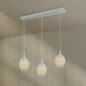 Lustru suspendat s.luce Echos maro sticlă metal 3xE27 Ø18 cm 8 Lustru suspendat s.luce Echos maro sticlă metal 3xE27 Ø18 cm small 8