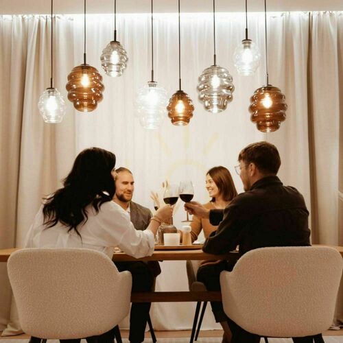 Verifica Lustră s.luce Echos 8 brațe multicoloră E27 Ø25 cm stil minimalist