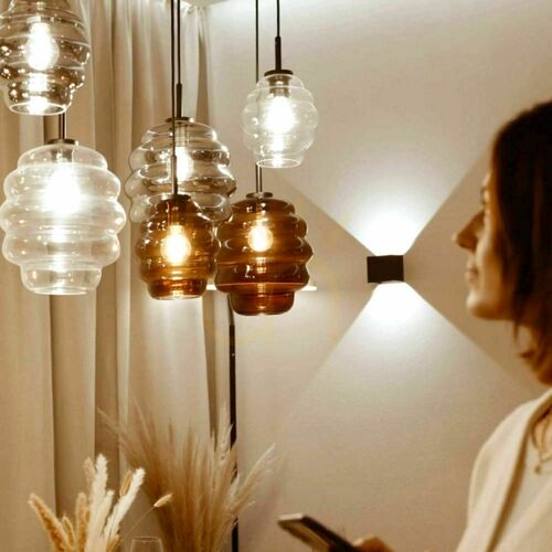Verifica Lustră s.luce Echos 5 brațe multicolor E27 18 cm, stil minimalist