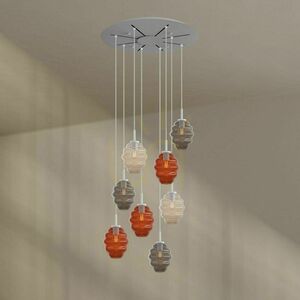 Lustru s.luce Echos 8 brațe multicolor, E27, Ø 80 cm, minimalist 9 Lustru s.luce Echos 8 brațe multicolor, E27, Ø 80 cm, minimalist small 9