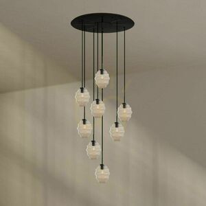 Lustă s.luce Echos transparentă, 8 brațe, sticlă, Ø80 cm, E27, dimmabilă small 3