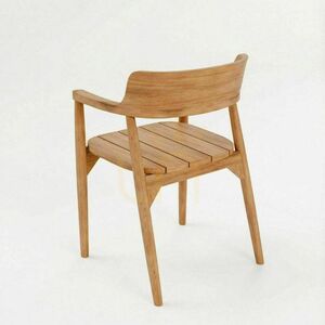 Scaun BAZAR BIZAR din lemn natural, bej, 80 cm small 3