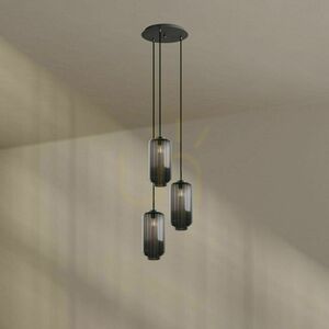 Lustru s.luce Velo maro, 3 becuri, sticlă, metal, Ø40 cm, E27, dimabil 2 Lustru s.luce Velo maro, 3 becuri, sticlă, metal, Ø40 cm, E27, dimabil small 2