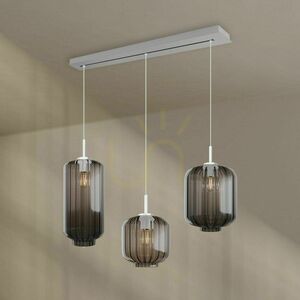 Lustru suspendat s.luce Velo maro sticlă metal 3xE27 Ø18/20/25 cm 6 Lustru suspendat s.luce Velo maro sticlă metal 3xE27 Ø18/20/25 cm small 6