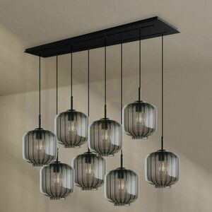 Lustru s.luce Velo multicolor 8 becuri E27 Ø20 cm pentru sufragerie small 1