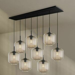 Lustru s.luce Velo multicolor 8 becuri E27 Ø20 cm pentru sufragerie small 3
