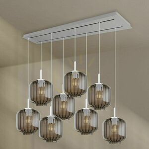 Lustru s.luce Velo multicolor 8 becuri E27 Ø20 cm pentru sufragerie small 7