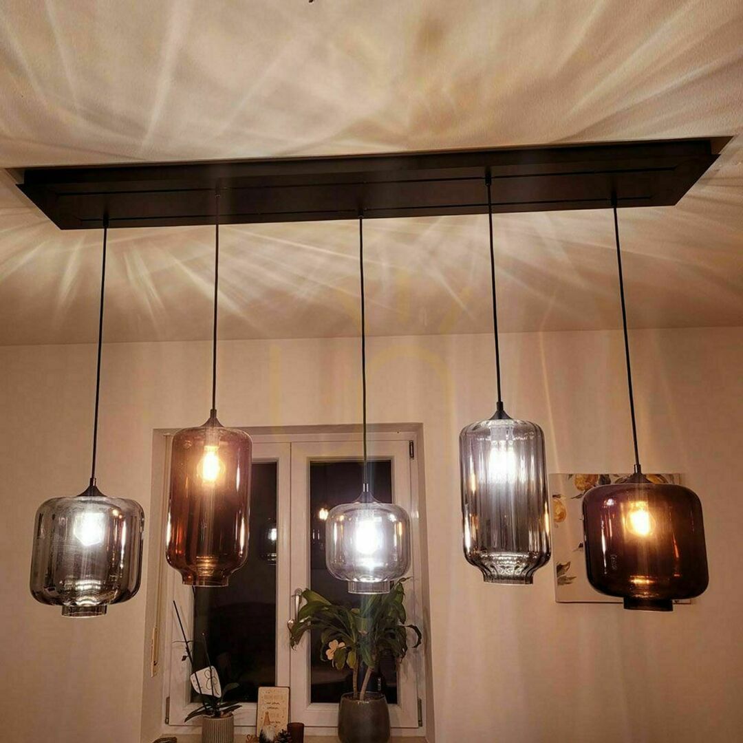 previzualizare Candelabru s.luce Velo maro sticlă metal 12 brațe Ø18 cm Candelabru s.luce Velo maro sticlă metal 12 brațe Ø18 cm