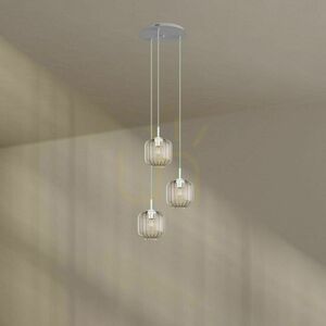 Lustră s.luce Velo 3 brațe, sticlă transparentă, Ø40 cm, E27, modernă small 7