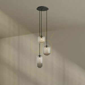 Lustră s.luce Velo 3 pendule sticlă transparentă, E27, dimabilă 4 Lustră s.luce Velo 3 pendule sticlă transparentă, E27, dimabilă small 4