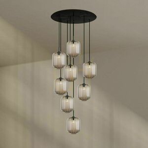 Lustră s.luce Velo maro, 8 brațe, Ø 80 cm, sticlă, stil modern, E27 4 Lustră s.luce Velo maro, 8 brațe, Ø 80 cm, sticlă, stil modern, E27 small 4