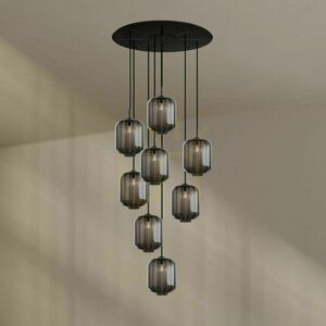 Lustră s.luce Velo albă 8 brațe sticlă metal Ø80 cm modernă 3 Lustră s.luce Velo albă 8 brațe sticlă metal Ø80 cm modernă small 3