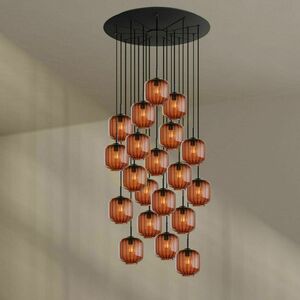Lustră s.luce Velo transparentă, sticlă, E27, 20 brațe, Ø120 cm small 1