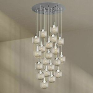 Lustră s.luce Velo transparentă, sticlă, E27, 20 brațe, Ø120 cm small 10
