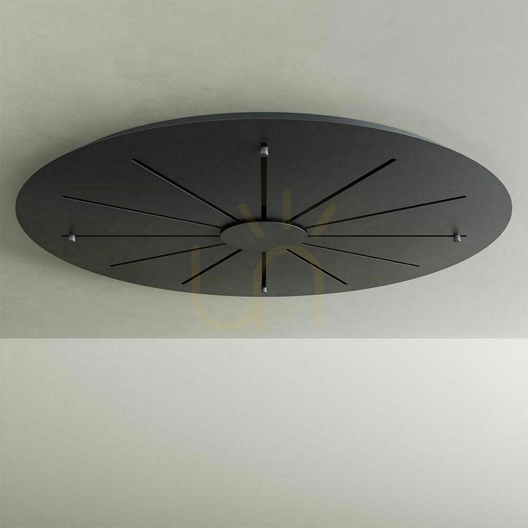 Afişa Lustră s.luce Velo maro sticlă metal, 2 brațe, Ø120 cm Lustră s.luce Velo maro sticlă metal, 2 brațe, Ø120 cm