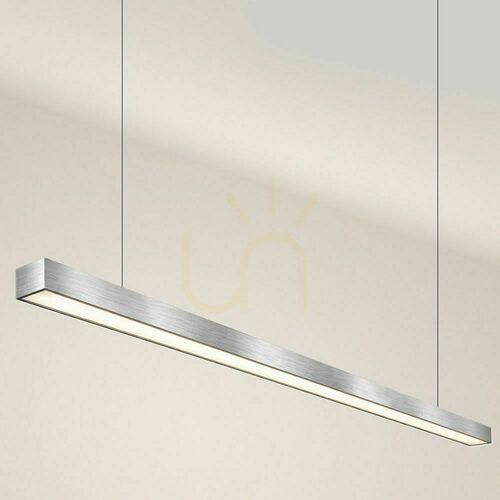 Verifica Lampa suspendată LED s.luce Oris XL argintie pentru birou, 4000K