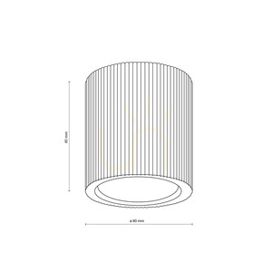 Lampa de tavan Eve Corte din lemn de nuc, 1 XGU10 small 6