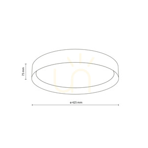 Plafonieră LED TK-Lighting DEMI JUTA 11859, bej, Ø42,5 cm small 8