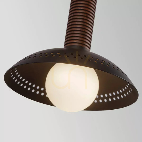 Verifica Aplică de perete Arden cu LED – 1 sursă de lumină – negru mat, furnir de nuc, Elstead