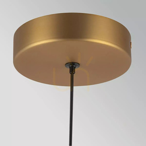Lampă suspendată mică cu LED Arden - Auriu periat Elstead small 4