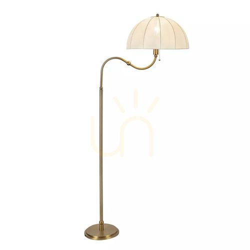 Verifica Lampa de podea Crosby – 1 sursă de lumină – auriu periat, de la Elstead