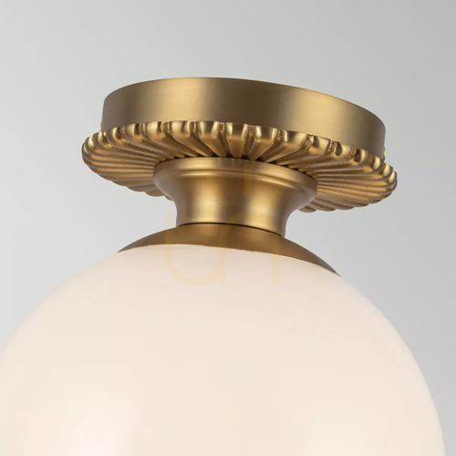 Verifica Lampa de tavan Otis – 1 sursă de lumină – Auriu periat Elstead
