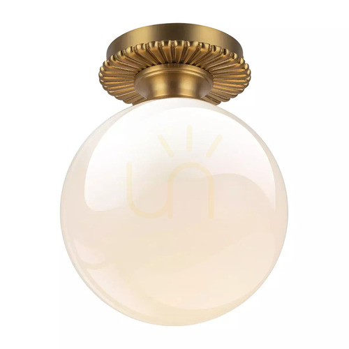 Verifica Lampa de tavan Otis – 1 sursă de lumină – Auriu periat Elstead