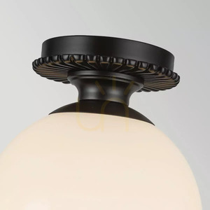 Lampa de tavan Otis – 1 sursă de lumină – negru mat Elstead small 2