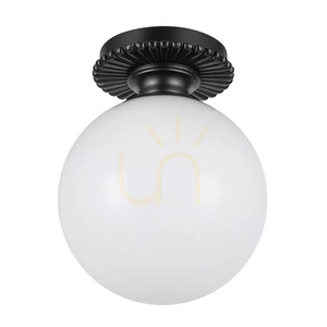 Lampa de tavan Otis – 1 sursă de lumină – negru mat Elstead small 5