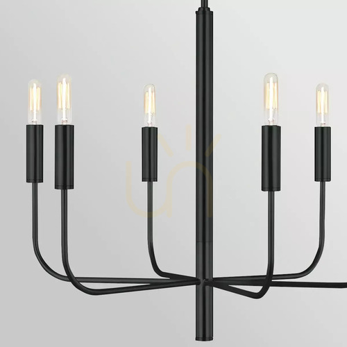 Verifica Candelabru Brianna – 6 surse de lumină – Negru Elstead