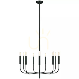 Candelabru Brianna – 9 surse de lumină – Negru Elstead 0 Candelabru Brianna – 9 surse de lumină – Negru Elstead small 0