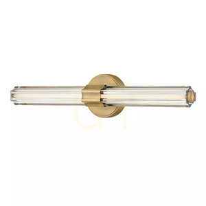 Aplică de perete cu LED Georgette, dimensiune medie – alamă lăcuită, Elstead small 2