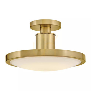 Plafonieră LED Kieran cu distanțier – alamă lăcuită Elstead small 0