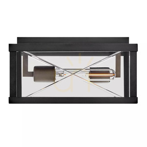 Plafonieră de exterior Monte – 2 surse de lumină – Negru Elstead small 3