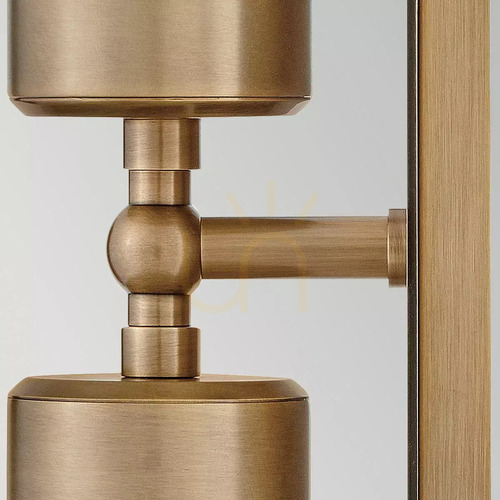 Verifica Spot de perete Pratt sus-jos – 2 surse de lumină – Heritage Brass Elstead
