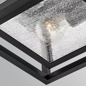 Plafonieră de exterior Republic, mică – 2 surse de lumină – negru Elstead small 4