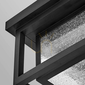 Plafonieră de exterior Republic, mică – 2 surse de lumină – negru Elstead small 5