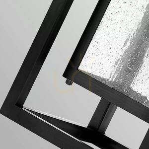 Felinar de perete exterior Republic, mediu – 1 sursă de lumină – negru Elstead small 2