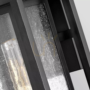 Felinar de perete exterior Republic, mediu – 1 sursă de lumină – negru Elstead small 3