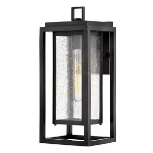 Felinar de perete exterior Republic, mediu – 1 sursă de lumină – negru Elstead small 0