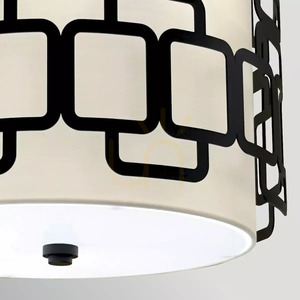Lampa suspendată Sabina – 3 surse de lumină – Negru Elstead small 1