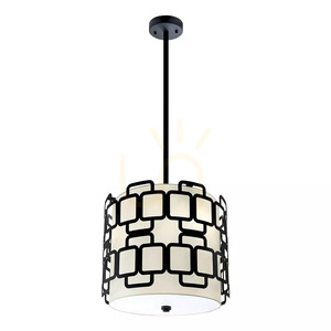 Lampa suspendată Sabina – 3 surse de lumină – Negru Elstead small 0