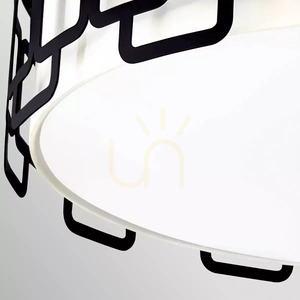 Lampa de tavan Sabina Large – 4 surse de lumină – Negru Elstead small 3