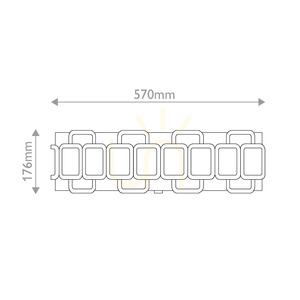 Lampa de tavan Sabina Large – 4 surse de lumină – Negru Elstead small 4