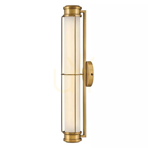 Aplică de perete LED Saylor, mărime medie – alamă Heritage Brass Elstead small 3