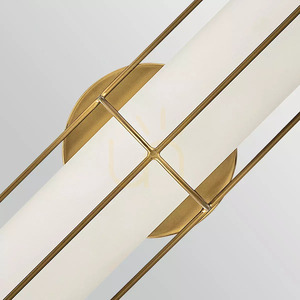 Aplică de perete LED Saylor, mărime medie – alamă Heritage Brass Elstead small 5