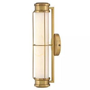 Aplică de perete LED Saylor mică - Alamă Heritage Brass Elstead small 6
