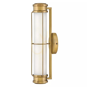 Aplică de perete LED Saylor mică - Alamă Heritage Brass Elstead small 0